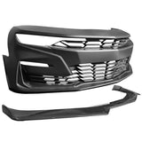 19-21 Chevy Camaro SS Unpainted Front Bumper W/ CFL Front Bumper Lip