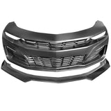 19-21 Chevy Camaro SS Unpainted Front Bumper W/ CFL Front Bumper Lip