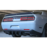 08-14 Dodge Challenger Front Bumper w/ Lip + Rear Bumper w/ V1 Diffuser + Demon Fender Flare