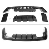 08-14 Dodge Challenger Front Bumper w/ Lip + Rear Bumper w/ V1 Diffuser + Demon Fender Flare