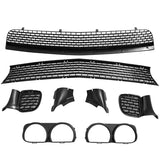 08-14 Dodge Challenger Front Bumper w/ Lip + Rear Bumper w/ V3 Diffuser + Hellcat Fender Flare