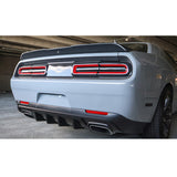 08-14 Dodge Challenger Front Bumper w/ Lip + Rear Bumper w/ V3 Diffuser + Demon Fender Flare
