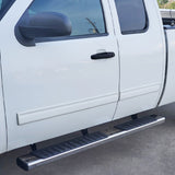 07-18 Silverado GMC Sierra 1500 Ext Cab Side Step Bar Running Boards SS 6in