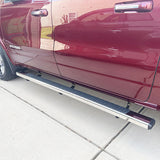 19-23 Dodge Ram 1500 Crew OE Chrome 4.5in Side Step Nerf Bars Running Boards