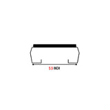 19-23 Dodge Ram 1500 Quad Cab OE Black 5in Side Step Nerf Bars Running Boards