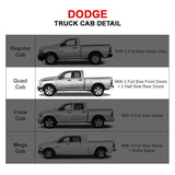 19-23 Dodge Ram 1500 Quad Cab OE Style Chrome 5“ Side Step Nerf Bar Running Boards