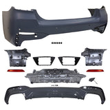 21-23 BMW G30 530i 540i M550 Style M Sport Rear Bumper Cover Conversion