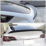 20-23 Tesla Model Y Rear Trunk Spoiler A Style Tail Lip Wing Trim Unpainted
