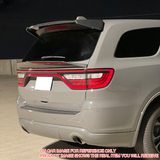 11-24 Dodge Durango IK Style Rear Roof Spoiler Wing Lip Matte Black ABS