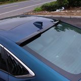 23-24 Honda Accord 11th Rear Roof Spoiler Top Window Visor - Gloss Black ABS