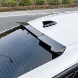 22-23 Honda Civic Hatchback IK Style Roof Spoiler - ABS Carbon Fiber Print