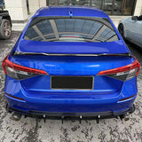 22-23 Honda Civic 11th FE-C Style Rear Trunk Spoiler Wing - ABS Gloss Black