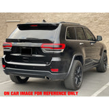 14-22 Jeep Grand Cherokee DuckBill ABS Add-on Trunk Spoiler Lip Matte Black