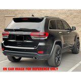 14-22 Jeep Grand Cherokee DuckBill ABS Add-on Trunk Spoiler Lip Gloss Black