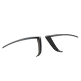 21-23 Tesla Model S Revozport Front Bumper Canard Splitter - 2PCS Carbon Fiber