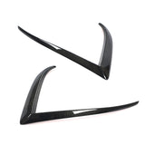 21-23 Tesla Model S Revozport Front Bumper Canard Splitter - 2PCS Carbon Fiber
