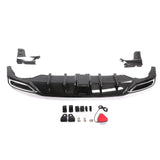 22-24 Civic Sport LX EX-L Carbon Fiber Print Rear Diffuser W/ Corner Spat PP