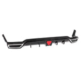 22-24 Civic Sport LX EX-L Gloss Black Rear Bumper Diffuser W/ Corner Spat PP