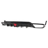 22-24 Civic Hatchback Gloss Black Rear Bumper Diffuser W/ Corner Spats PP