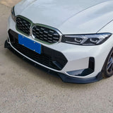 23-24 BMW G20 3 Series M Sport M340i IK Front Bumper Lip - Matte Black PP
