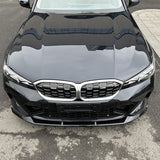 23-24 BMW G20 M340i M Performance 2PC Front Bumper Lip Carbon Fiber Print