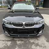 23-24 BMW G20 M Sport M340i Front Bumper Lip M Performance 2PC Matte Black