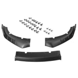 15-22 Dodge Charger Front Bumper Lip IK V3 Style - Matte Black 3PCS ABS