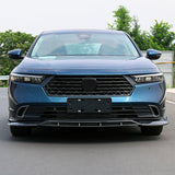 23-24 Honda Accord 11th Front Bumper Lip V1 4PC Spoiler - Carbon Fiber Print PP