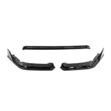 22-23 Honda Civic 11th FE-C Style Front Bumper Lip 3PC Spoiler - Gloss Black