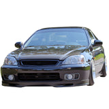 99-00 Civic EK CX DX SI EX Coupe JDM Spoon Style Front Bumper Lip Spoiler