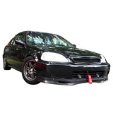 99-00 Civic EK CX DX SI EX Coupe JDM Spoon Style Front Bumper Lip Spoiler
