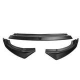 22-23 Hyundai Ioniq 5 IK Style 3PC Front Bumper Lip Spoiler - Matte Black PP