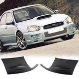 04-05 Subaru Impreza WRX Front Bumper Lip Spoiler STI 2 Pieces