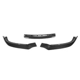 17-20 Tesla Model S Track Pack Front Bumper Lip Spoiler - Carbon Fiber 3PC