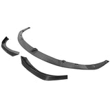 21-23 Tesla Model S V Style Front Bumper Spoiler - Carbon Fiber