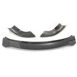 21-23 Tesla Model S Track Pack Style Front Bumper Lip - Carbon Fiber Print