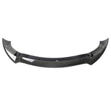 20-23 Tesla Y Track Pack Front Bumper Lip - 3PCS Carbon Fiber