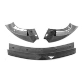 20-23 Tesla Y Track Pack Front Bumper Lip - 3PCS Carbon Fiber