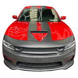 15-23 Dodge Charger Standard Sedan Front Bumper Lip Protector - Matte Black PP