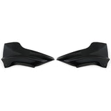 20-23 Tesla Model Y Front Bumper Corner Splitter - PP Gloss Carbon Fiber Print