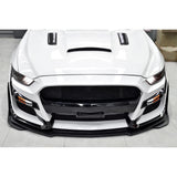 15-23 Ford Mustang GT500 Style 2PCS Front Bumper Corner Spoiler Winglets PP