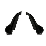 22-23 Honda Civic 11th FE-C Style Rear Bumper Lip Corner Aprons - Matte Black