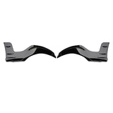22-24 Honda Civic 11th Mugen Style Rear Bumper Lip Corner Apron - Gloss Black