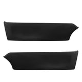 19-22 Nissan Maxima Rear Bumper Lip Corner Apron Unpainted Black PU - 2PCS