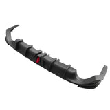 18-23 Toyota Camry LE XLE Rear Diffuser Lip W/LED Light Lamp - Matte Black