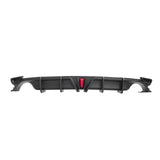 18-23 Toyota Camry LE XLE Rear Diffuser Lip W/LED Light Lamp - Matte Black