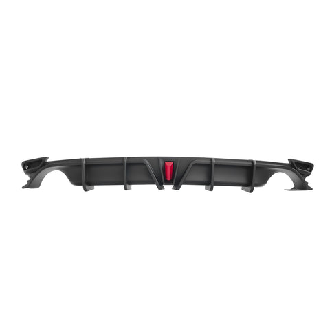 18-23 Toyota Camry LE XLE Rear Diffuser Lip W/LED Light Lamp - Matte Black