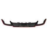 18-23 Toyota Camry SE XSE Rear Diffuser Lip W/LED Light Lamp - Gloss Black