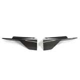 21-23 Tesla Model S V Style Rear Bumper Aprons Splitters - Carbon Fiber