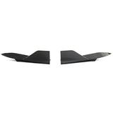 21-23 Tesla Model S V Style Rear Bumper Aprons Splitters - Carbon Fiber